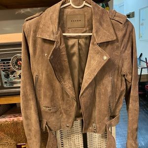 Blank NYC Suede Moto Jacket